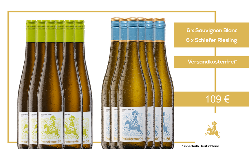 Frühlingsbox 4 // 6 Fl Sauvignon blanc & 6 Fl Schiefer Riesling // versandkostenfrei